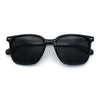 Spring Hinge Woodbuff Arm Studious Horn Rim Plastic Sunglasses