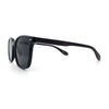 Spring Hinge Woodbuff Arm Studious Horn Rim Plastic Sunglasses