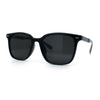 Spring Hinge Woodbuff Arm Studious Horn Rim Plastic Sunglasses