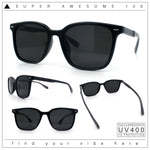 Spring Hinge Woodbuff Arm Studious Horn Rim Plastic Sunglasses
