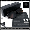 Spring Hinge Woodbuff Arm Studious Horn Rim Plastic Sunglasses