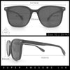Spring Hinge Woodbuff Arm Studious Horn Rim Plastic Sunglasses