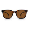Spring Hinge Woodbuff Arm Studious Horn Rim Plastic Sunglasses