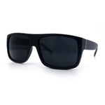 Classic Manly Rectangular Sporty Wrap Biker Style Plastic Sunglasses
