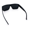 Classic Manly Rectangular Sporty Wrap Biker Style Plastic Sunglasses