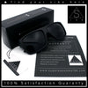 Classic Manly Rectangular Sporty Wrap Biker Style Plastic Sunglasses