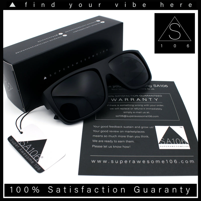 Classic Manly Rectangular Sporty Wrap Biker Style Plastic Sunglasses