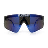 Boys Size Flip Up Shield Rimless Adjustable Arm MTB Sport Sunglasses