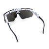 Boys Size Flip Up Shield Rimless Adjustable Arm MTB Sport Sunglasses