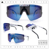 Boys Size Flip Up Shield Rimless Adjustable Arm MTB Sport Sunglasses