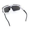 Boys Size Flip Up Shield Rimless Adjustable Arm MTB Sport Sunglasses