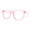Classic Innocent Girly Geek Round Thin Plastic Fashion Eyeglasses