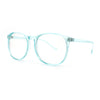 Classic Innocent Girly Geek Round Thin Plastic Fashion Eyeglasses