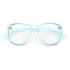 Classic Innocent Girly Geek Round Thin Plastic Fashion Eyeglasses