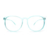 Classic Innocent Girly Geek Round Thin Plastic Fashion Eyeglasses