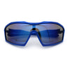 Boys Child Size Wrap Shield Aerodynamic Sport Plastic Sunglasses