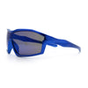 Boys Child Size Wrap Shield Aerodynamic Sport Plastic Sunglasses