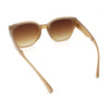 Womens Collapsible Folding Oversized Cat Eye Plastic Sunglasses