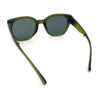 Womens Collapsible Folding Oversized Cat Eye Plastic Sunglasses