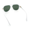 Mens Classic Retro Vented Side Visor Plastic Racer Sunglasses