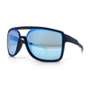 Mens Wrap Arm Oversized Sport Rectangle Mirror Lens Plastic Sunglasses