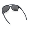 Mens Wrap Arm Oversized Sport Rectangle Mirror Lens Plastic Sunglasses
