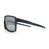 Mens Wrap Arm Oversized Sport Rectangle Mirror Lens Plastic Sunglasses