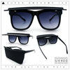 Unique Collapsible Sun Visor Horn Rim Hipster Plastic Sunglasses