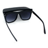 Unique Collapsible Sun Visor Horn Rim Hipster Plastic Sunglasses
