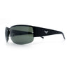 Mens 90s Refined Classic Wrap Rimless Rectangle Metal Fashion Sunglasses