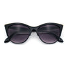 SA106 Womens High Point Squared Half Rim Look Cat Eye Sunglasses