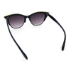 SA106 Womens High Point Squared Half Rim Look Cat Eye Sunglasses