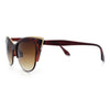 SA106 Womens High Point Squared Half Rim Look Cat Eye Sunglasses