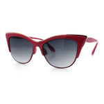 SA106 Womens High Point Squared Half Rim Look Cat Eye Sunglasses