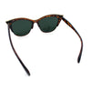 SA106 Womens High Point Squared Half Rim Look Cat Eye Sunglasses