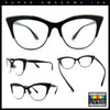 SA106 Womens High Point Squared Half Rim Look Cat Eye Glasses