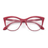 SA106 Womens High Point Squared Half Rim Look Cat Eye Glasses