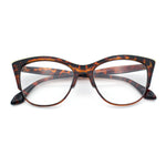 SA106 Womens High Point Squared Half Rim Look Cat Eye Glasses