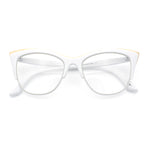 SA106 Womens High Point Squared Half Rim Look Cat Eye Glasses