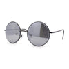 SA106 Beveled Edge Round Circle Lens Groovy Retro Celebrity Sunglasses