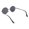 SA106 Beveled Edge Round Circle Lens Groovy Retro Celebrity Sunglasses