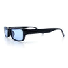 SA106 Mens Hippie Pimp Color Lens Narrow Rectangular Black Frame Sunglasses