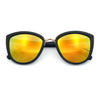 SA106 Womens Color Mirror Reflective Lens Oversize Cat Eye Sunglasses