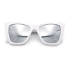 Womens Mod Style Large Square Cat Eye Hipster Plastic Sunglasses