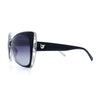 Unique Oversized Cat Eye Hybrid Butterfly Sunglasses