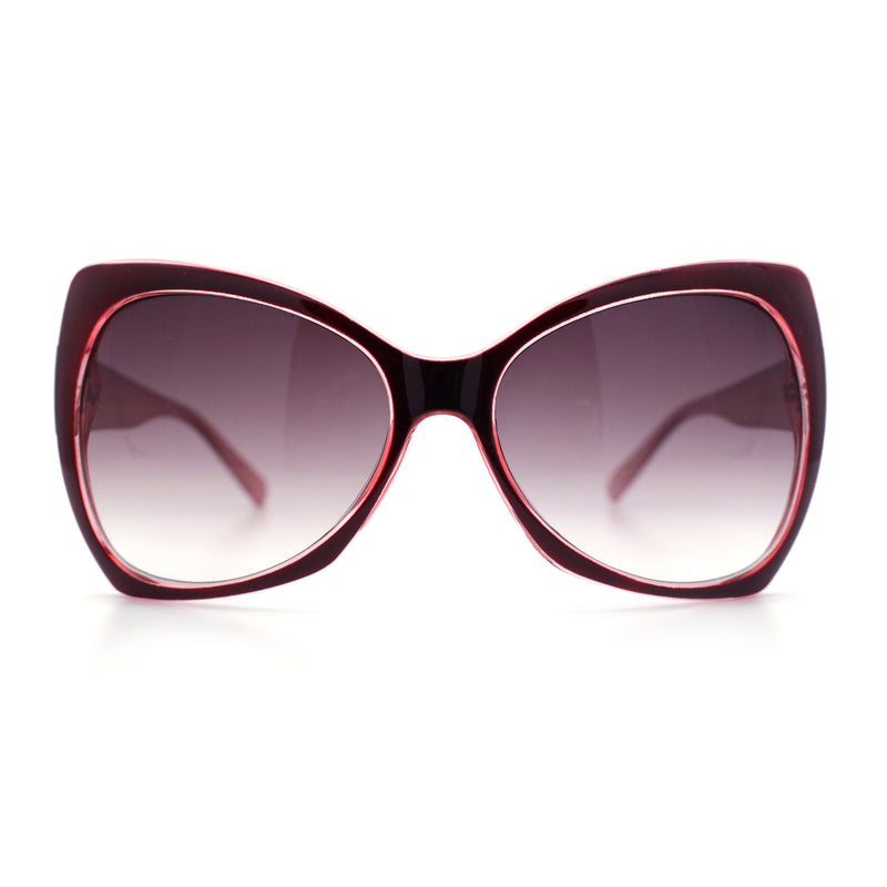 Unique Oversized Cat Eye Hybrid Butterfly Sunglasses