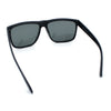 SA106 Temper Glass Shatterpoof Lens Oversize Thin Plastic Horned Sunglasses