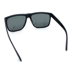 SA106 Temper Glass Shatterpoof Lens Oversize Thin Plastic Horned Sunglasses