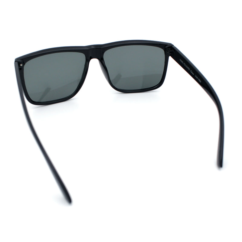 SA106 Temper Glass Shatterpoof Lens Oversize Thin Plastic Horned Sunglasses