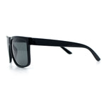 SA106 Temper Glass Shatterpoof Lens Oversize Thin Plastic Horned Sunglasses